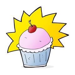cartoon cupcake