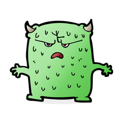 cartoon little alien