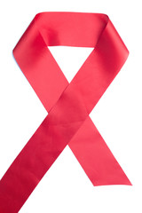 Bright ribbon isolated on white background