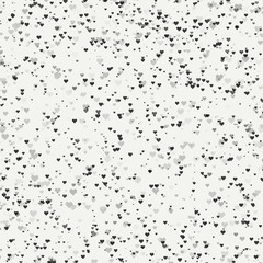 Monochrome romantic wedding geometric pattern with hearts. Wrapping paper. Scrapbook paper. Tiling. Vector illustration. Background. Graphic texture  for design. 