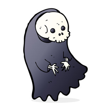 cartoon spooky ghoul