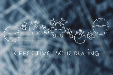 effective scheduling: clocks, stopwatches and alarms with gearwh