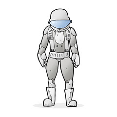 Fototapeta na wymiar cartoon astronaut
