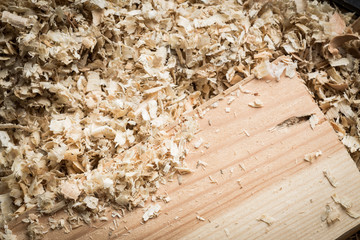 Wood shavings