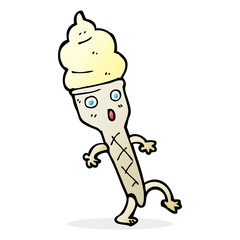 cartoon ice cream