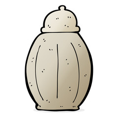 cartoon old jar