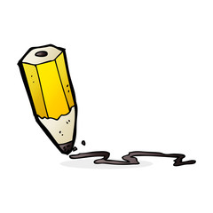 cartoon drawing pencil