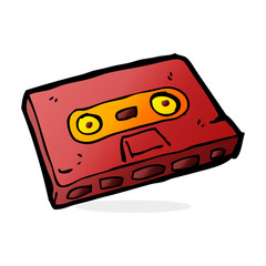 cartoon cassette tape