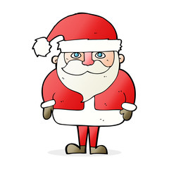 cartoon santa claus