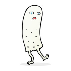 cartoon funny ghost