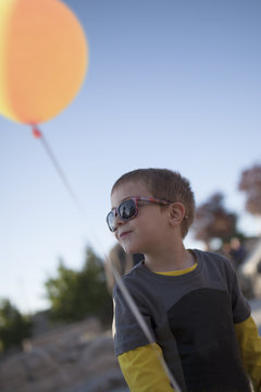 Child enjoying the street