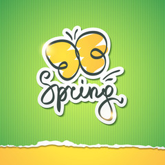 spring vector illustration