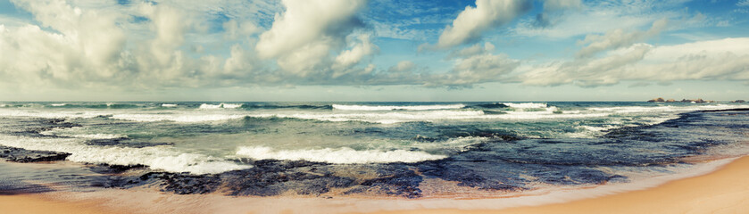The Indian ocean. Panorama