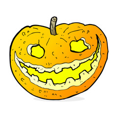 cartoon spooky pumpkin