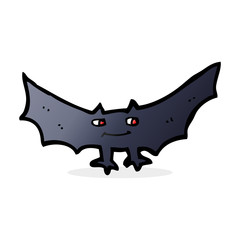 cartoon spooky vampire bat