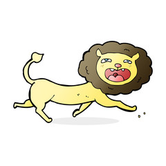 cartoon lion