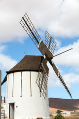 Old windmill in Antigua village, Fuerteventura, Canary Islands, Spain