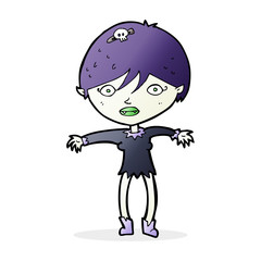 cartoon vampire girl