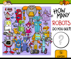 how many robots