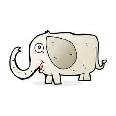 cartoon baby elephant