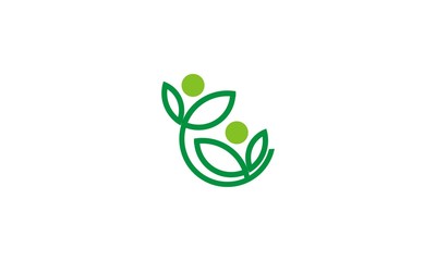  green leaf ecology logo