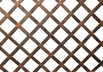 Iron net or steel Cage isolate on white background