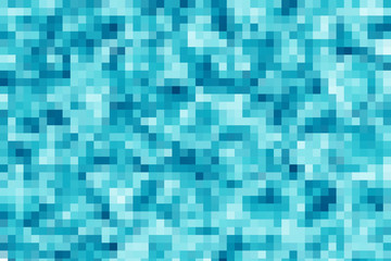 Fototapeta na wymiar Blue mosaic frozen ice abstract background illustration