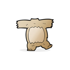 cartoon teddy bear body