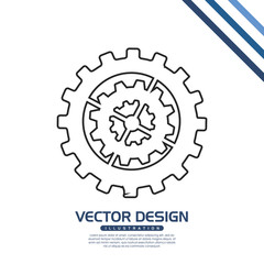 gears icon design 