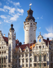 Neues Rathaus in Leipzig