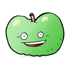 cartoon apple