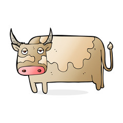 cartoon cow