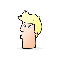 cartoon surprised man