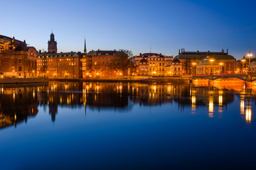 Fototapeta na wymiar Stockholm at dawn