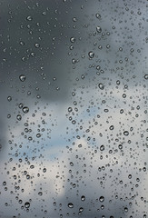 Rain Drops on Window