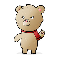 Naklejka premium cartoon teddy bear