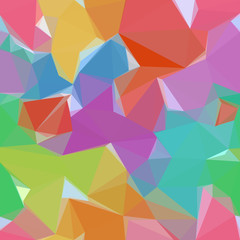 Abstract Background, Colorful Low Poly Design. Vector