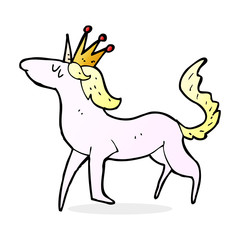 cartoon unicorn