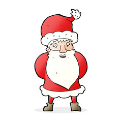 cartoon santa claus