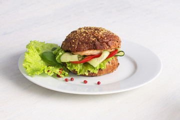 Healthy burger
