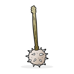 cartoon medieval mace