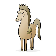 cartoon horse