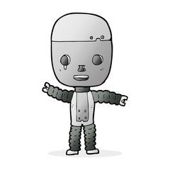 cartoon robot
