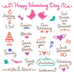 wedding letterings