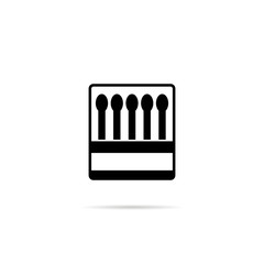Icon box of matches.