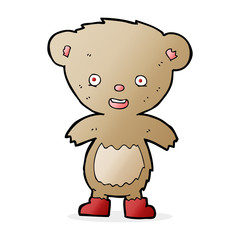 Naklejka premium cartoon teddy bear