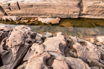 Samphanboke Ubonratchatani Grand Canyon in Thailand, 3000 Boke nature of rock is unseen in Thailand...