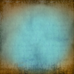 Abstract Background Blue Spot On Painted Wall
