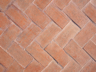 Brick floor for background