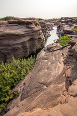 Samphanboke Ubonratchatani Grand Canyon in Thailand, 3000 Boke nature of rock is unseen in Thailand...